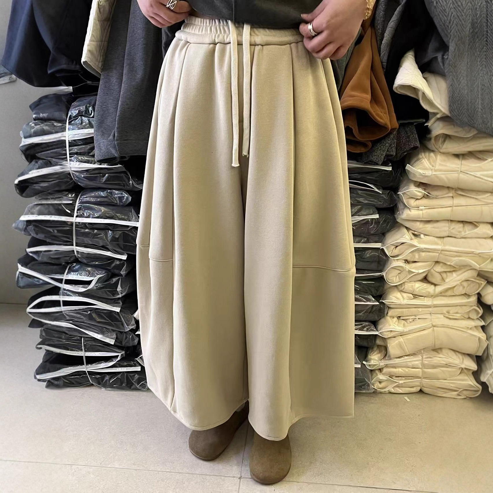 9126-1自留意法续加  高品质加绒山本裤不退换