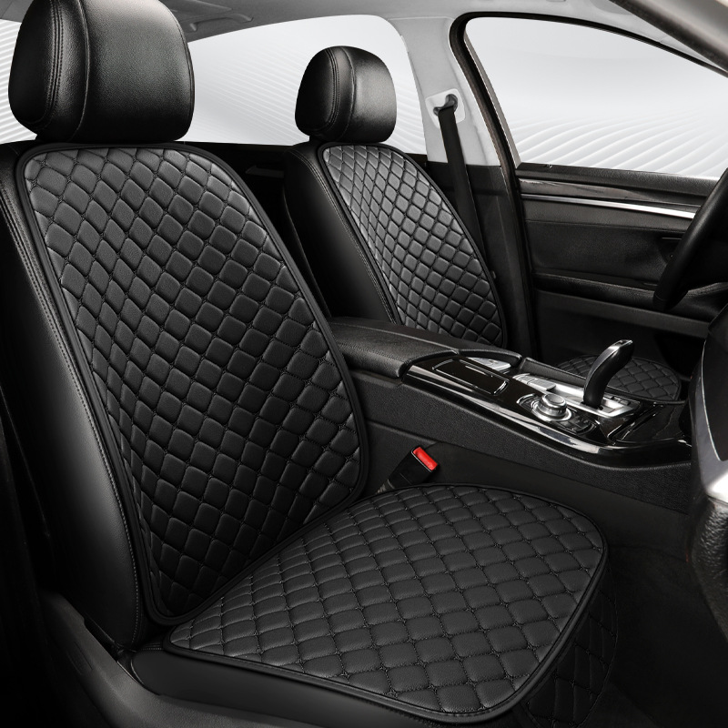 Cojín de asiento de automóvil transfronterizo, cojín de asiento de cuero de tres piezas, cojín de asiento de automóvil de cuero, asiento de automóvil general