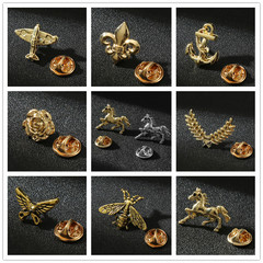 Success at First Sight Men's Little Suit Decoration Accessories, Personality Fashion Animal Horse Suit Cufflink