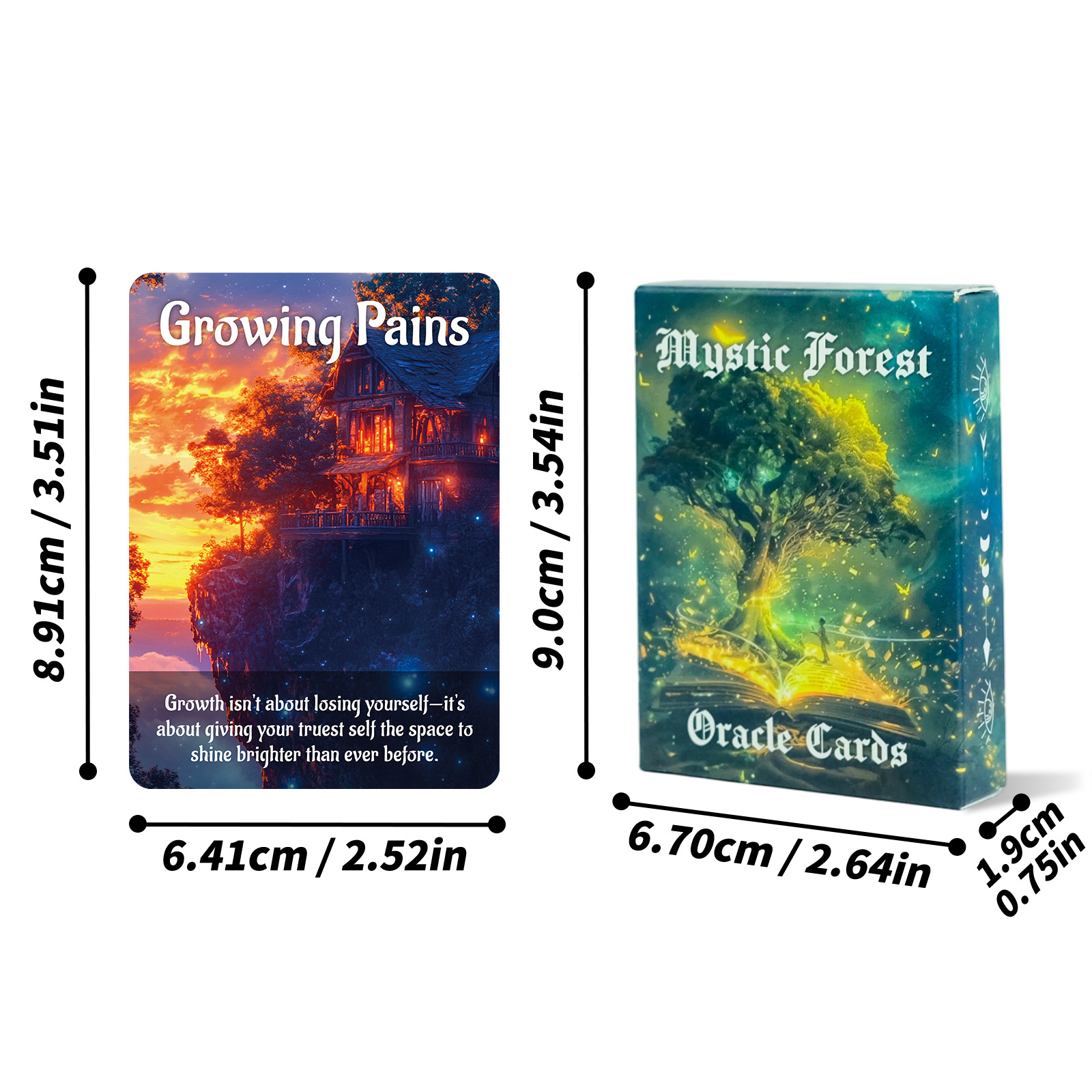 Mystische Magic Forest Orakel Tarotkarten Für Partyspiele_voghion.com