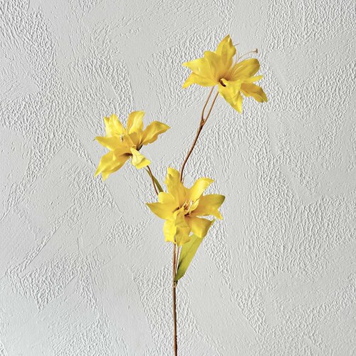 3-head Saylily artificial flower home decoration living room flower arrangement ornaments wedding decoration road flower arrangement fake flowers