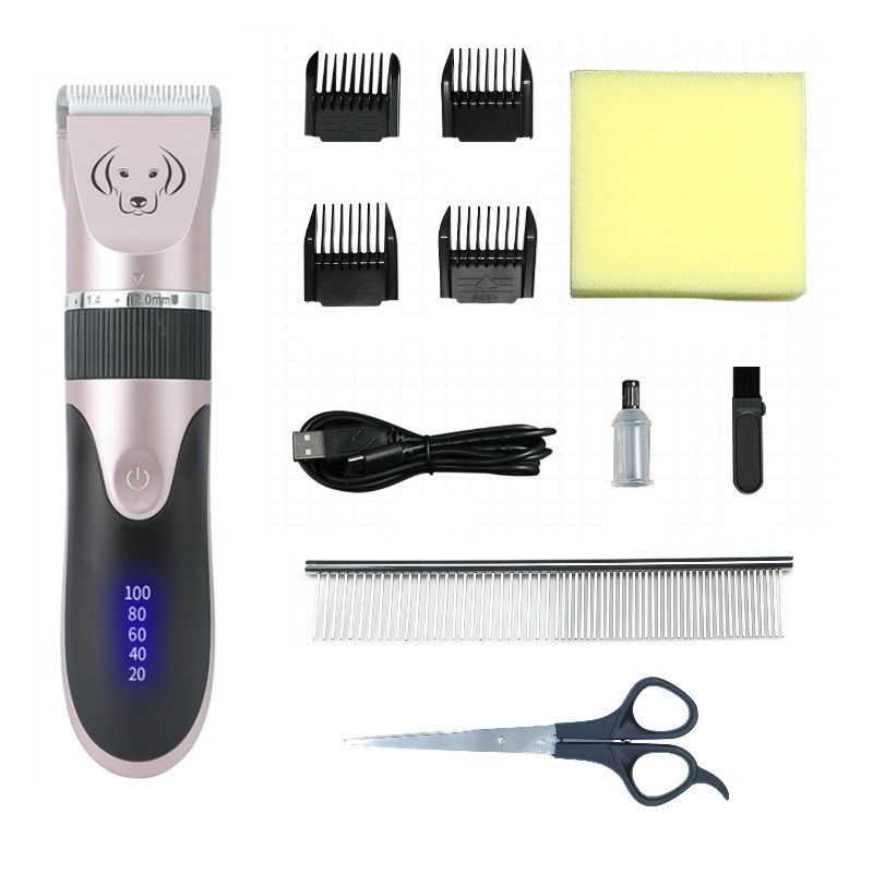 1082p 핑크 + 강철 빗 가위