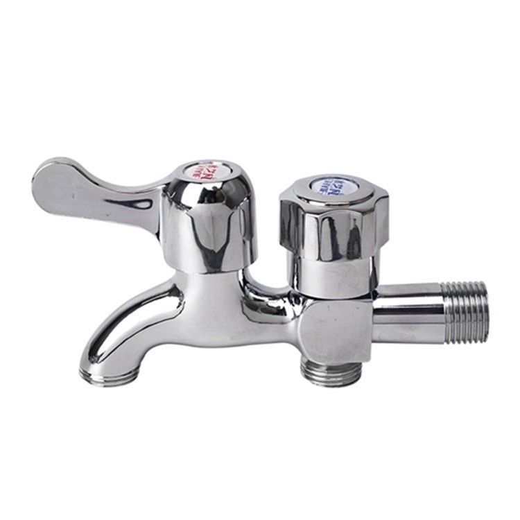 304 grifo de acero inoxidable cuatro o seis puntos alargados uno en dos fuera del hogar lavadora MOP piscina cobre interruptor núcleo