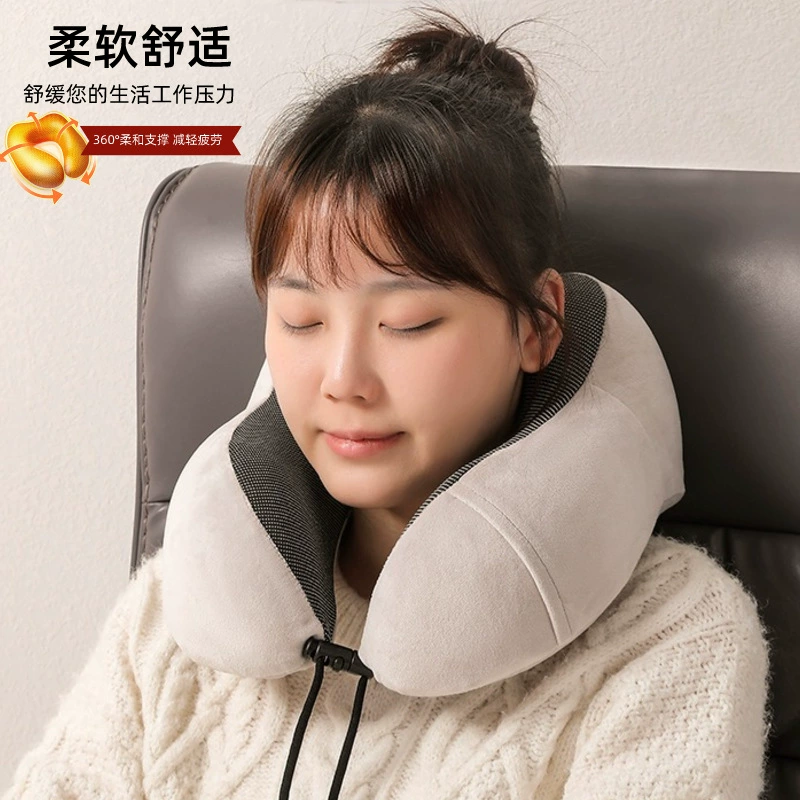 Handheld neck pillow for sleep for traveling, with neck protection