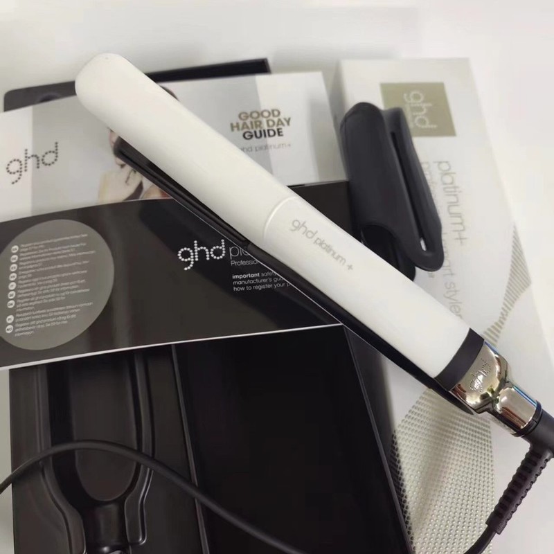 Ghd プラチナ有線ストレートクリップ黒と白のスポットドロップシッピング卸売ヨーロッパ標準アメリカ標準英国標準に適しています|undefined