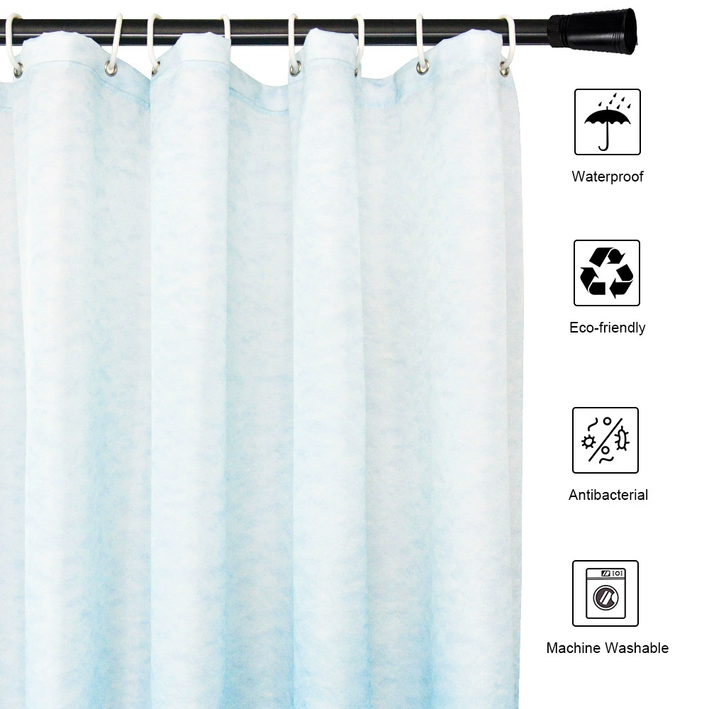 Double-sided waterproof curtain, Amazon, gradient, for import