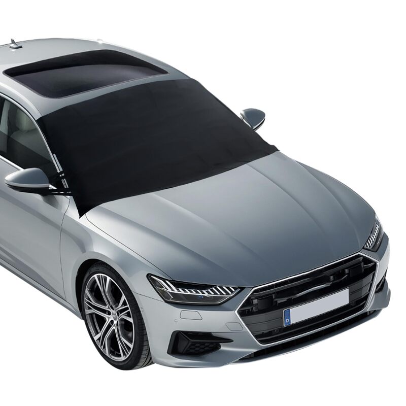 Car sunshade cross-border 600D Oxford cloth snow cover, car sunshade gadget, front windshield heat insulation car sunshade