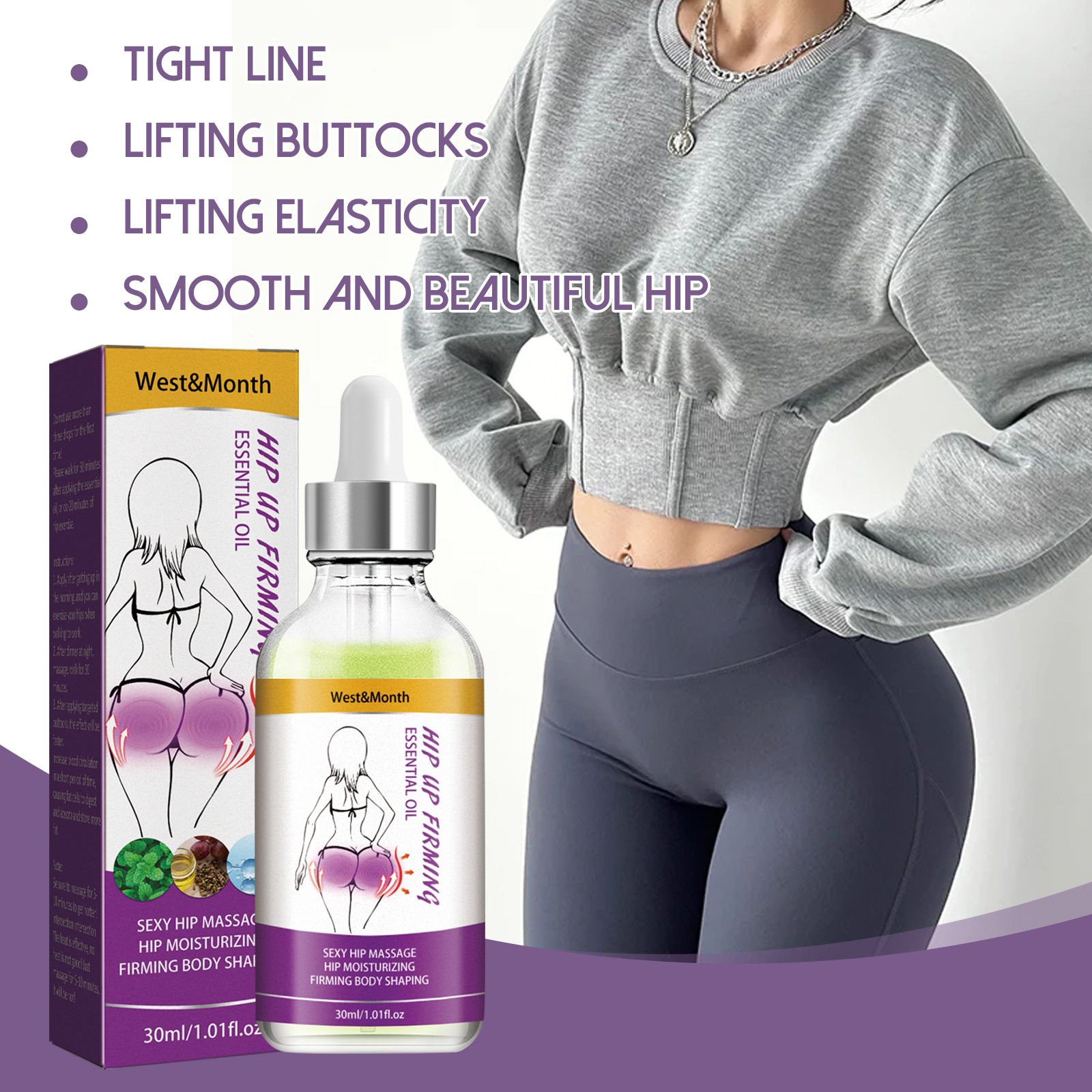 Hip Up Firming Essential Oil For Wrinkle Smoothing And Lifting_voghion.com