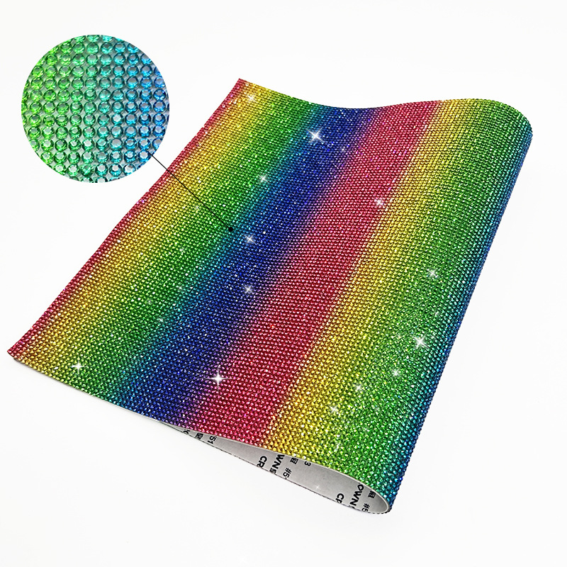 Vidrio pegatinas de diamante al por mayor pegatinas autoadhesivas pegatinas de perforación automotriz decoración pegatinas de diamante flash personalidad diy pegatinas de diamante de cristal