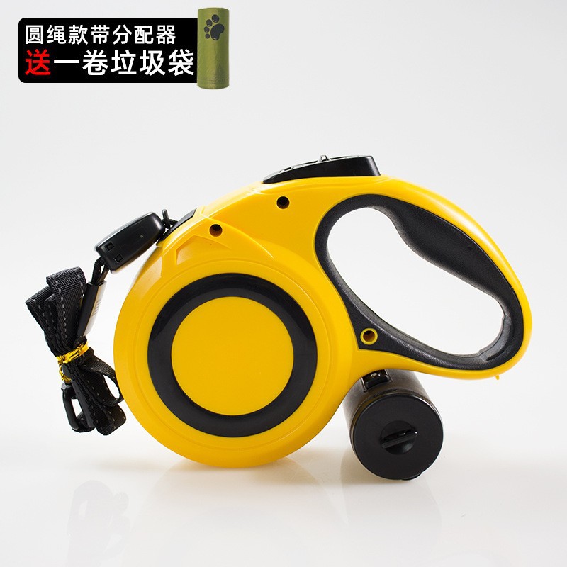 Amazon pet retráctil perro de tamaño medio reflectante caminando correa de tracción de perros recogiendo caja de conveniencia cuerda de tracción retráctil personalizada