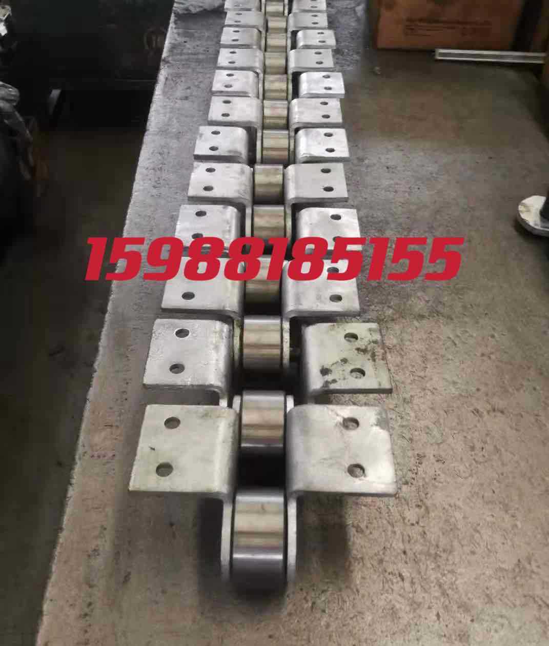 打包机链条P100P125P150P175P200P250输送链铝锭线链条传动链