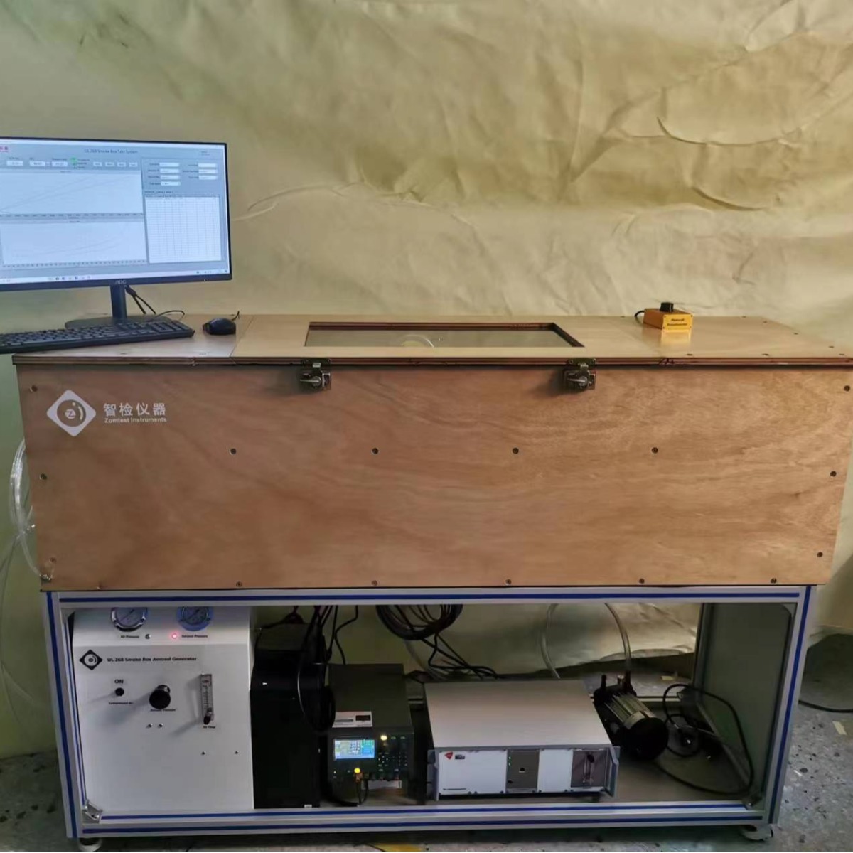 UL标准烟箱 烟雾报警器测试烟箱UL 217及UL268检测设备