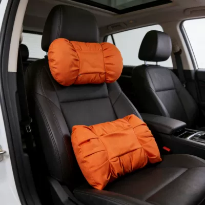 Headrest — Headrest and Lumbar Support, Suede