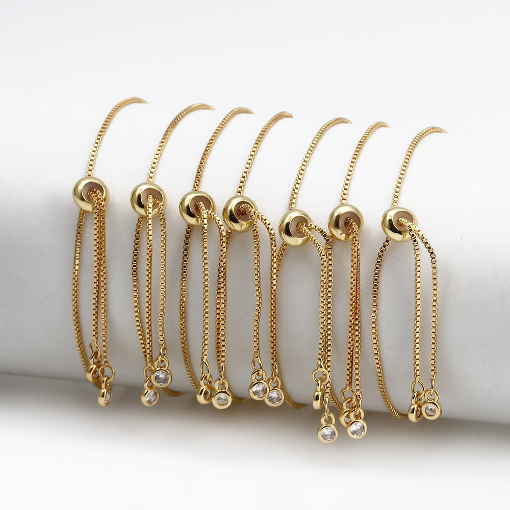 Simple Style Devilu0027S Eye Copper Enamel Bracelets 1 Piece