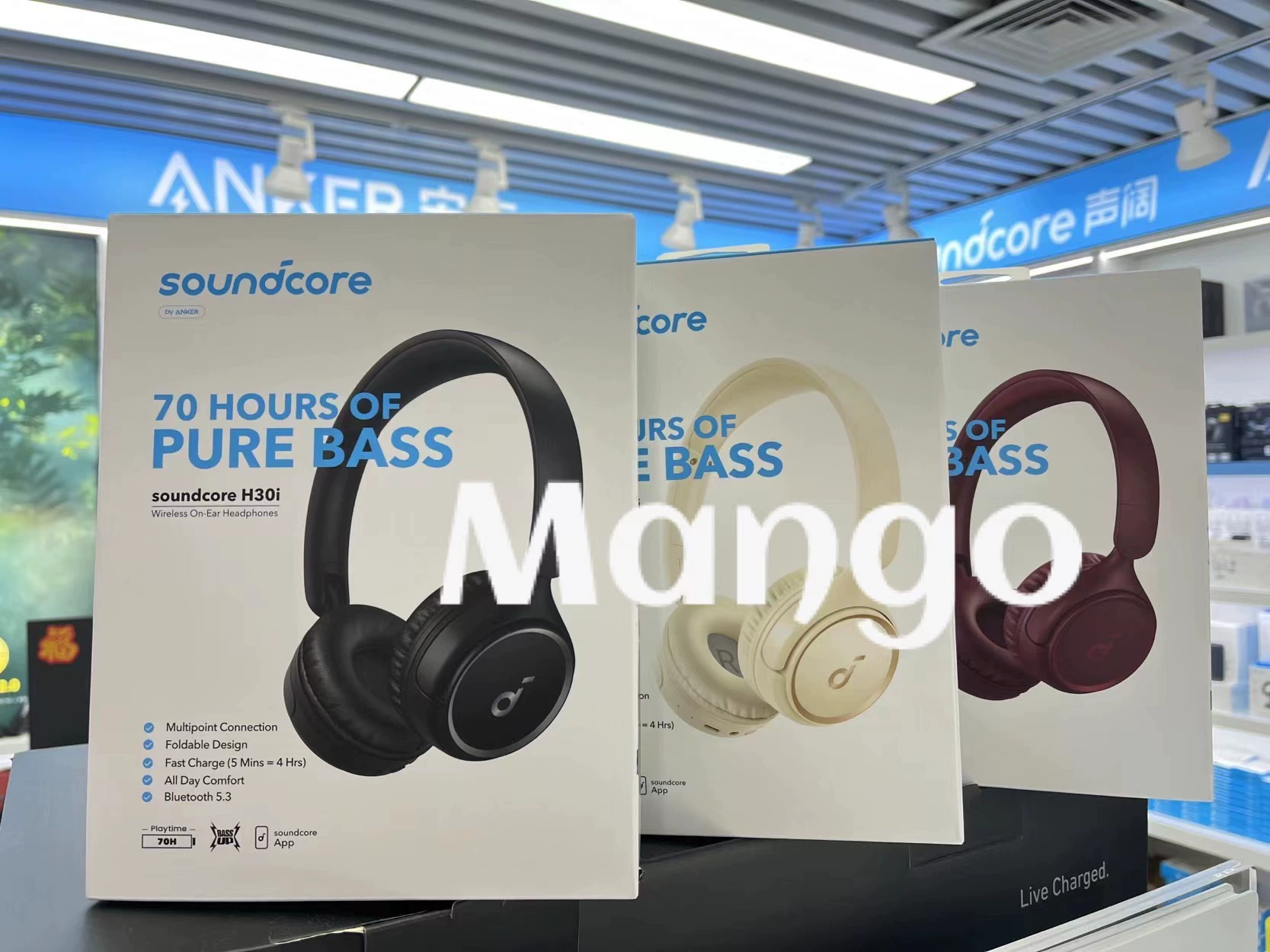 Soundcore Sound wide H30i гарнитура стилем Bluetooth гарнитура супер длинный срок службы ANKER A3012