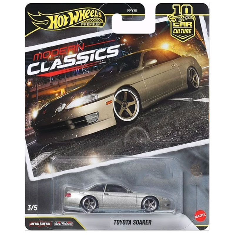 In-Stock Free Shipping Hot Wheels Modern Classic Culture Simulation Alloy Car Model Toyota Flying Lion Collectible Car Toy