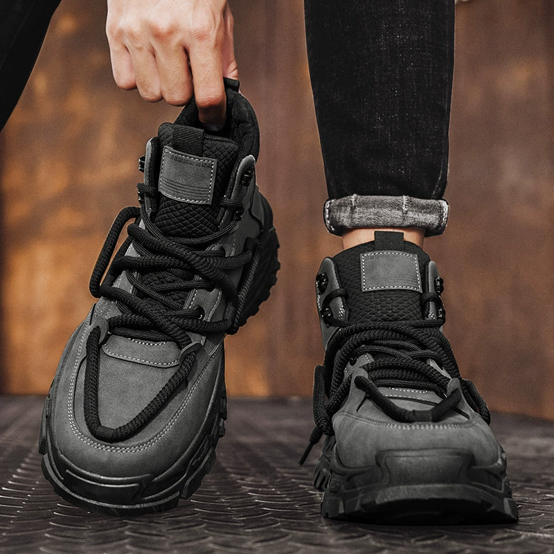 Martens, демисезонная высокая универсальная повседневная обувь на платформе, спортивная обувь