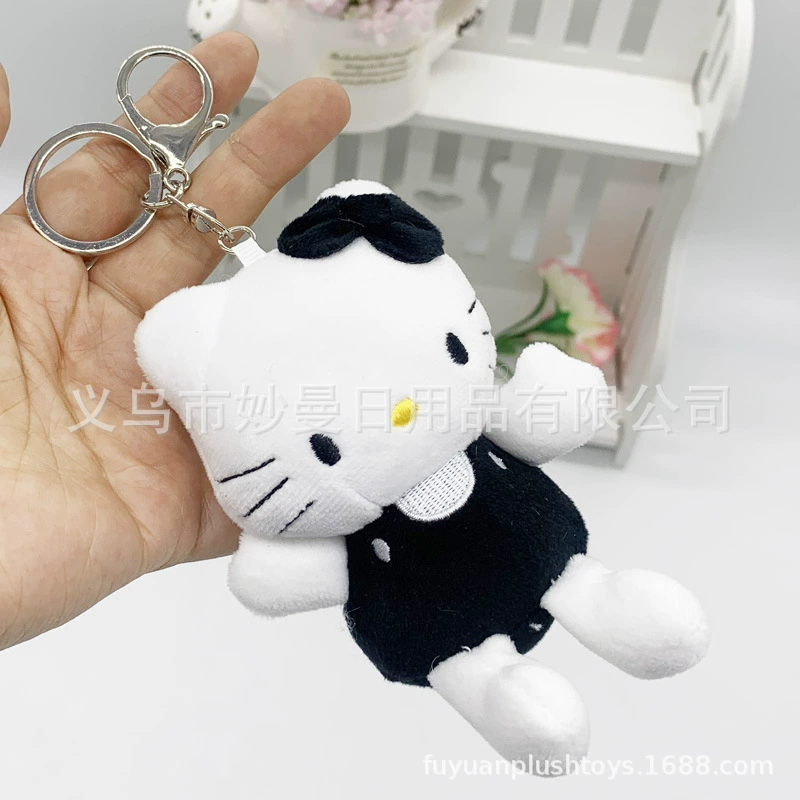 Plush pendant Hello Kitty keychain, 12 cm & 15 cm variants, assorted styles