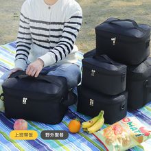 跨境饭盒手提包铝箔加厚大号保温袋带饭包便当袋大容量户外野餐周
