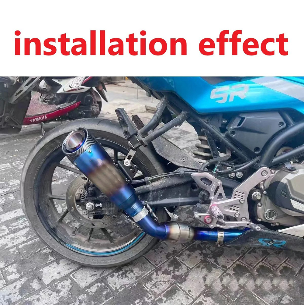 CFMoto NK250 250SR NK300 300SS modified motorcycle exhaust pipe front section stainless steel