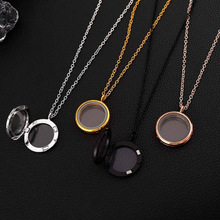 G 71571 Glass locket pendant necklace ������е�׹����
