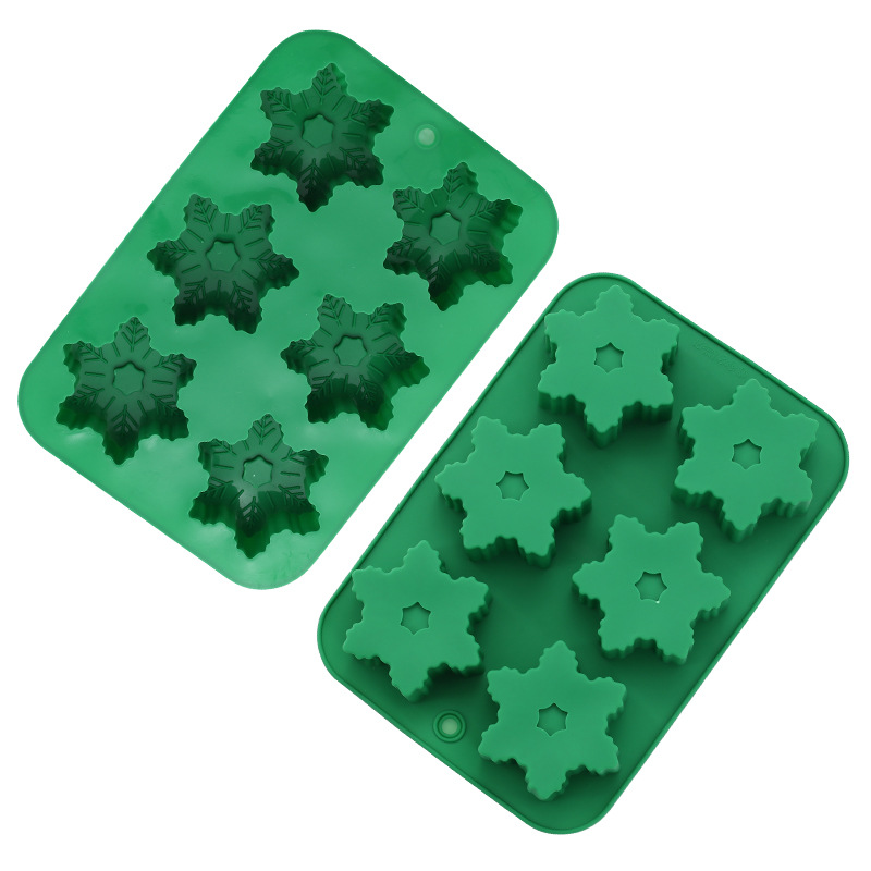 Christmas Festival Christmas Fashion Christmas Tree Silica Gel Kitchen Molds