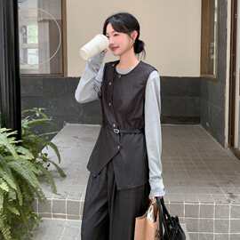套装春秋装新款2025年减龄百搭舒适提升品质韩系气质套装三件套潮