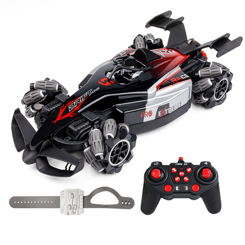 Hot selling gesture sensor remote control racing car F1 formula spray stunt car RC drift four-wheel drive off-road toy car