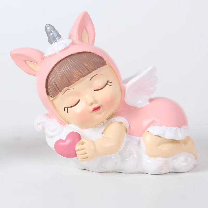 핑크 잠자는 소녀