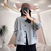 2025秋季新款短外套女士开衫卫衣韩版小个子棒球服休闲夹克上衣潮