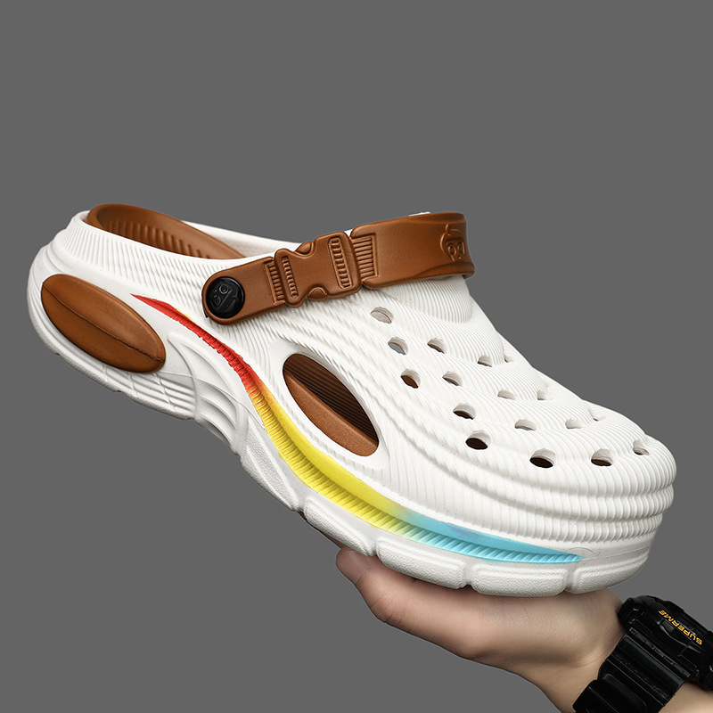 New Style Clogs for Men and Women, Height-Increasing, Ultra-Comfortable, Closed-Toe, Dual-Use Outdoor Sandals, Beach Slippers, Large Size 48, Trendy New Style Clogs for Men and Women, Height-Increasing, Ultra-Comfortable, Closed-Toe, Dual-Use Outdoor Sandals, Beach Slippers, Large Size 48, Trendy