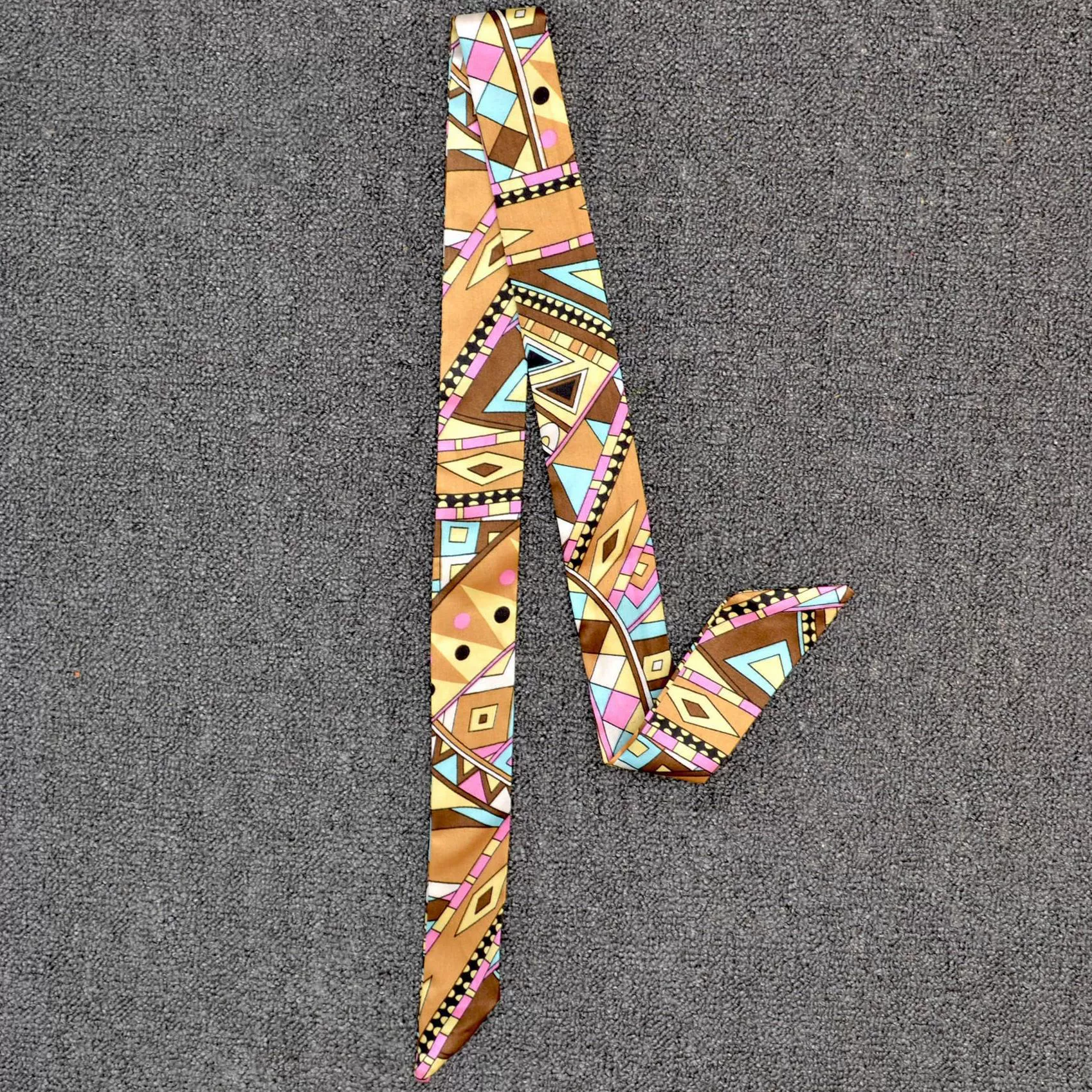 Silk Scarf Hairband (Suhang) long streamer 89×3.8 cm, lightweight gift box option