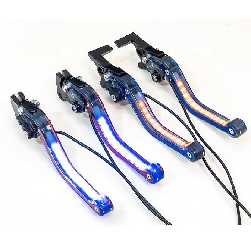 Motorcycle and Electric Vehicle Accessories Modified Led Lights, Horn, Front Disc Brake, Rear Drum Brake, 6-Speed Handle, Brake and Clutch Handle, Cross-Border
