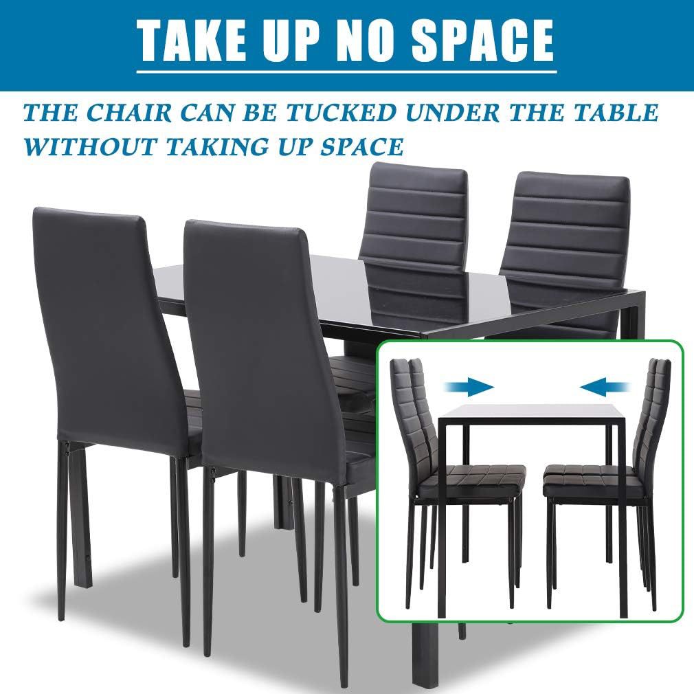 Dining chairs embalaje de pedido por correo Amazon venta caliente silla de línea horizontal comercio exterior transfronterizo silla de comedor de lujo ligero de alta gama