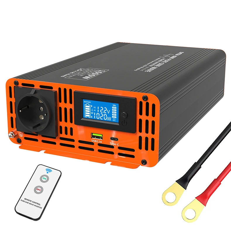 Инвертор Datouboss Foot Power чистая синусоида 1000 Вт 2000 Вт 220 В