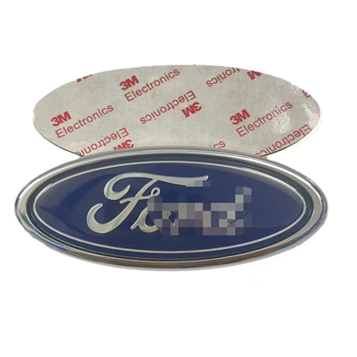 for Ford front emblems, FORD: Car logo - blue-adhesive-type-114cm