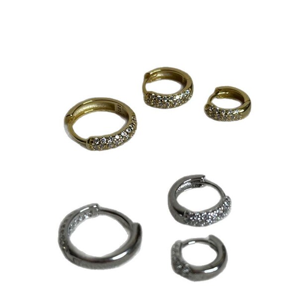 Design retro elegant fashionable earrings with zircon