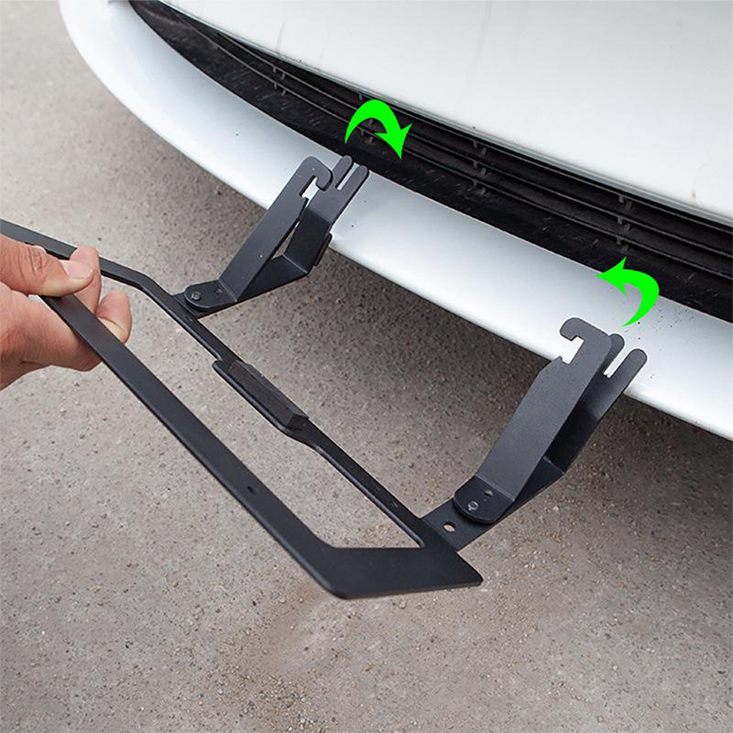 Compatible With Model Y3 Personalized US Car Protection Frame No Drilling Required Tesla Front License Plate_voghion.com