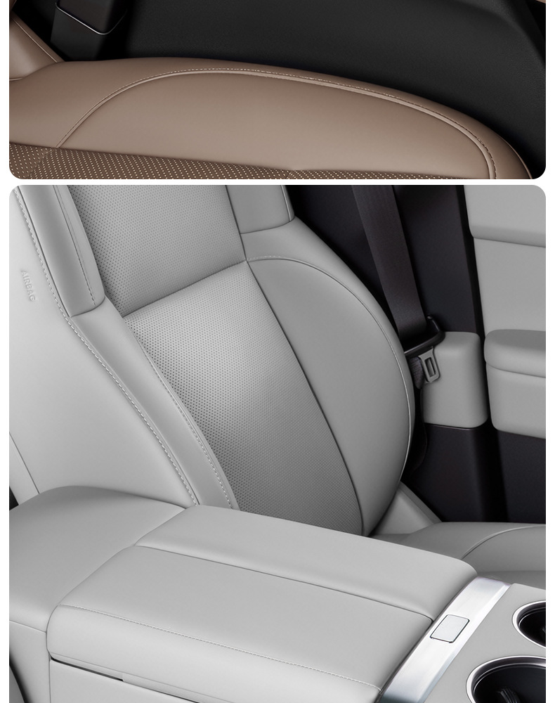 Suitable for Ideal I8L6L7L8L9 Armrest Box Heightening Protective Pad Glue-Free Leather Protective Interior Supplies Accessories