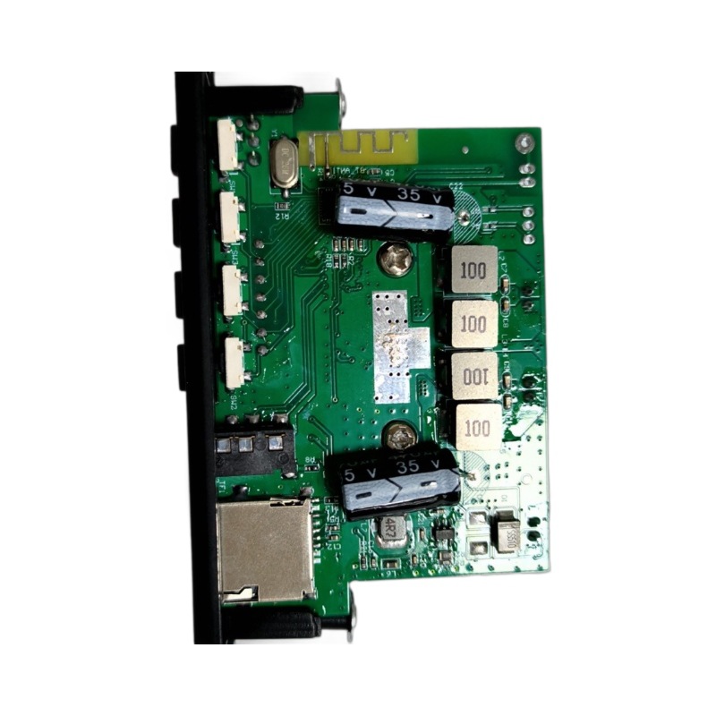 12V Bluetooth MP3 decodificador amplificador 2x60W amplificador de grabación de llamadas de audio placa base reproductor de dos canales de radio