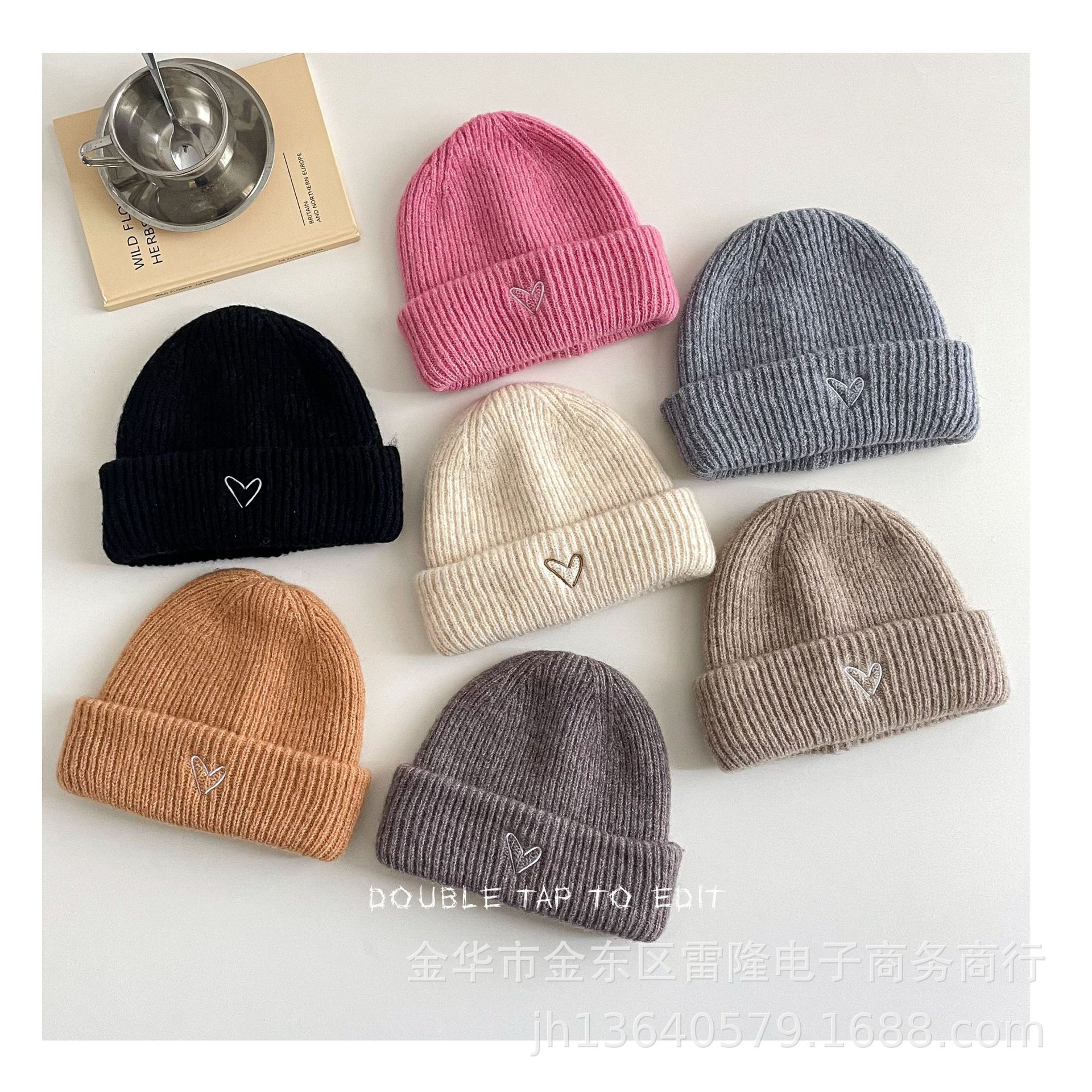 Children's quality comfortable cashmere keep warm hat