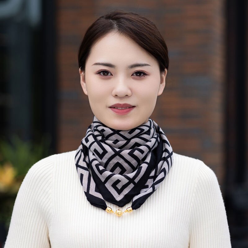 자석 리턴 패턴 블랙