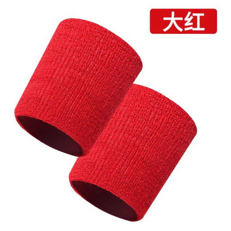 Sweat-Absorbent Towel Wristbands for Sports, Fitness, Running, Basketball, Breathable Cotton Wristbands Wholesale Logo Non-Slip