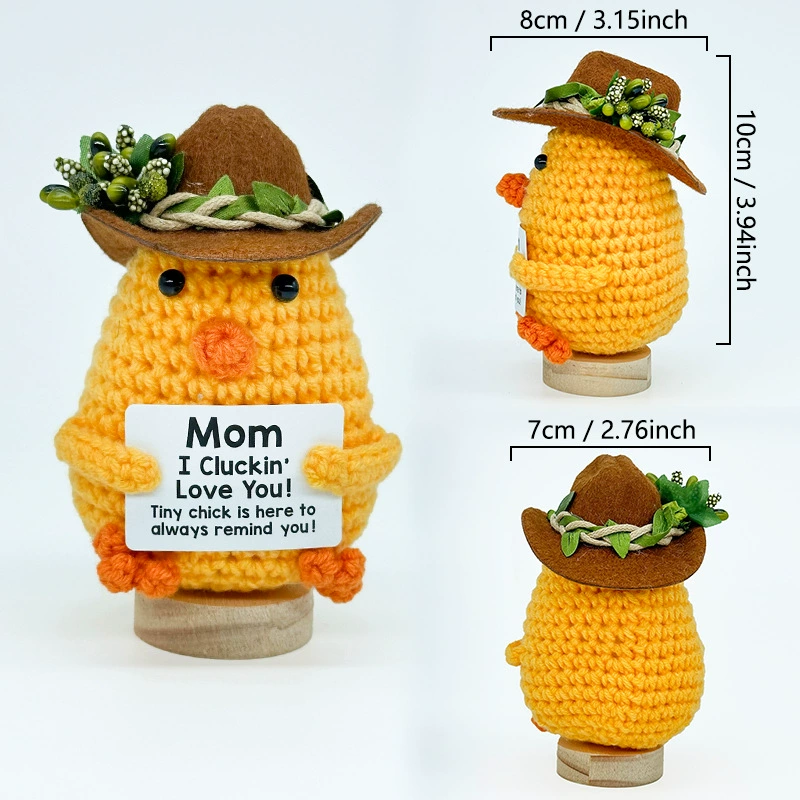 Вязаный ручной работы крючком, кукла для стола, (поставки через границу), подарок на день рождения