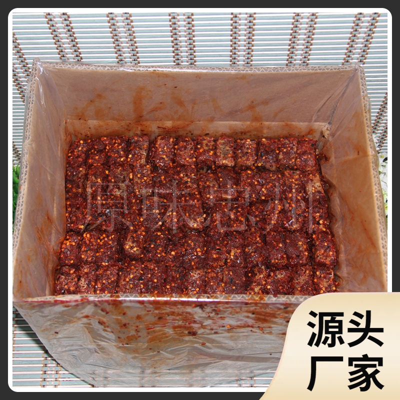 5斤四川特产重庆忠州豆腐乳石宝寨牌香麻辣红豆腐农家自制霉豆腐