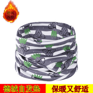 Double-layer warm scarf-fruit pineapple-1 piece