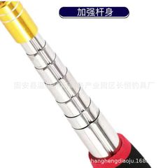 迷你打窩勺 釣魚打窩器 可換頭拋餌勺伸縮定點投勺便攜打窩用品