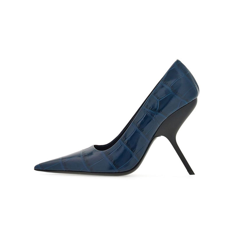 네이비 악어 패턴