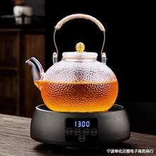 玻璃提梁壶白茶泡茶养生壶烧水花茶壶泡茶器煮茶套装加厚耐高温