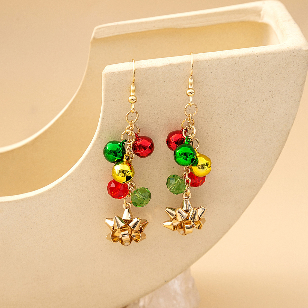 1 Pair Ig Style Bell Chain Alloy Drop Earrings display picture 4
